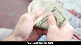 ❤️FamilyStrokes – Seduced By Slutty Stripper Step Sister