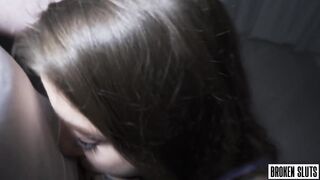 Throatpied Rough Fucked And Pumped Full Of Cum – Eden Ivy